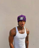 Shook Face Royal Purple Beanie