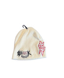 Shook Face Beanie White