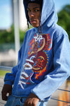 Shook Dragon Hoodie Blue