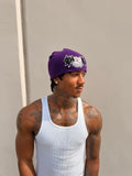 Shook Face Royal Purple Beanie