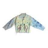"Shook Scoliosis" One-of-One Denim Jacket