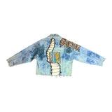 "Shook Scoliosis" One-of-One Denim Jacket
