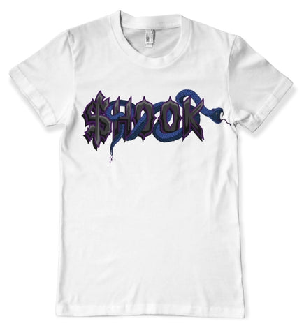 White Blue Snake T-shirt